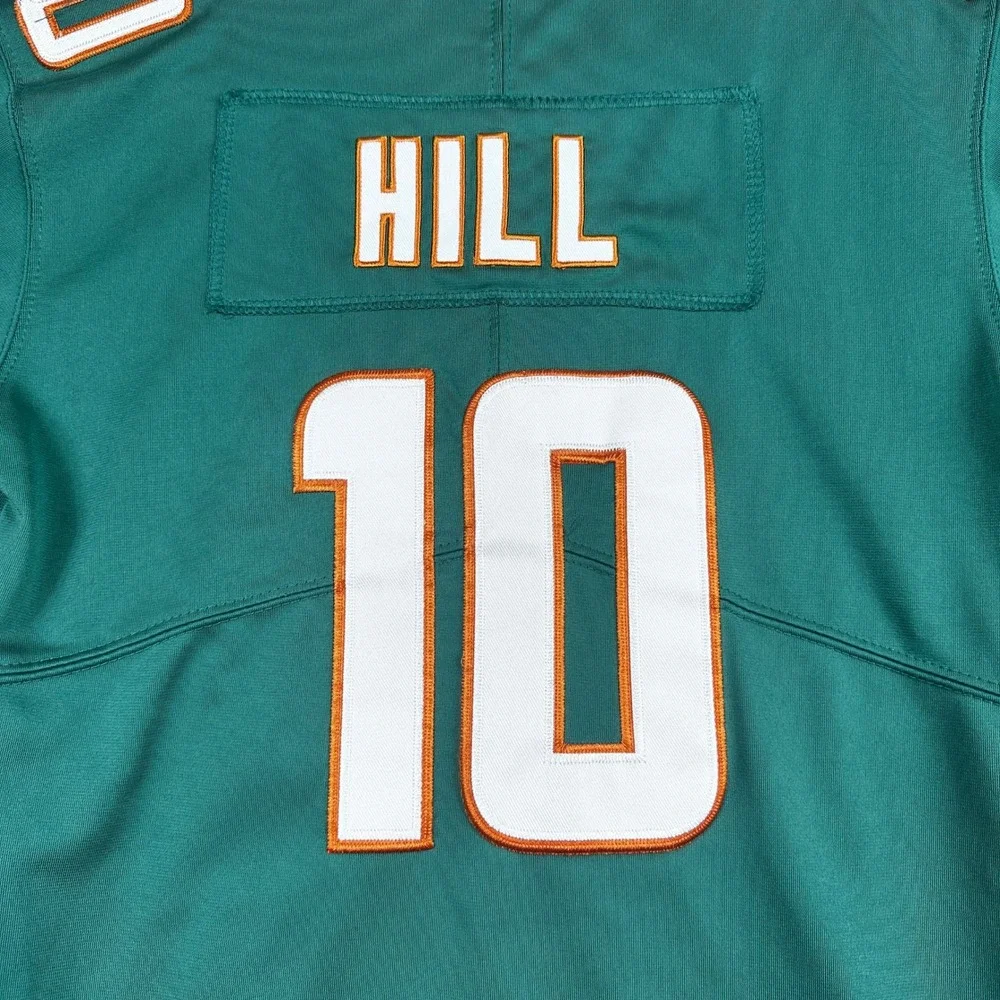 Tyreek Hill Miami Dolphins Nike Football Jersey Boys Medium Aqua Teal #10